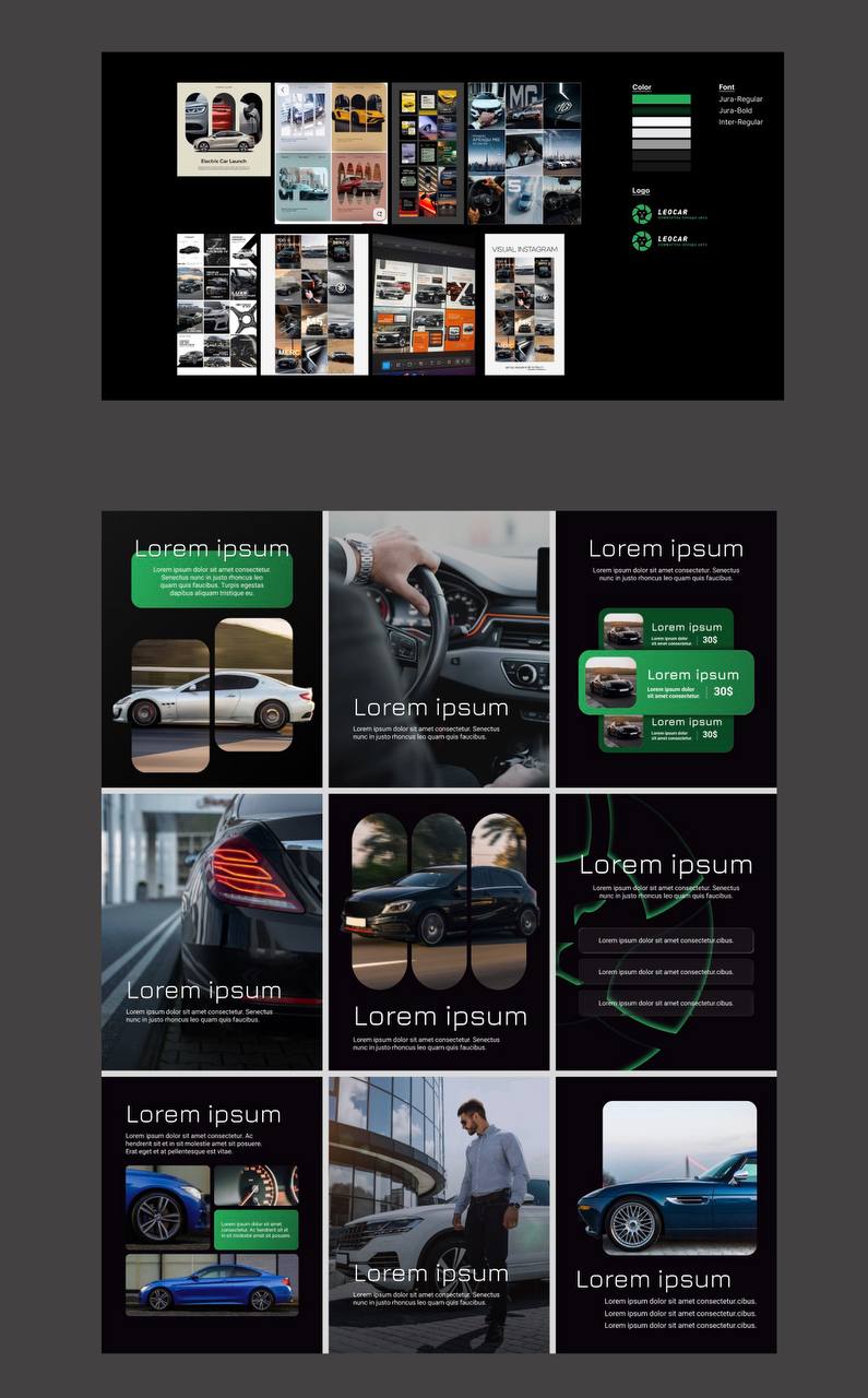 SMM LeoCar Мудборд